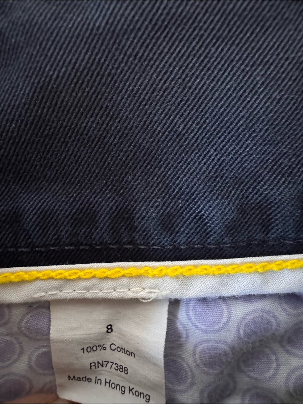 J.Crew Favorite Fit Navy Chino Capri Pants Womens‎ Size 8 Cotton - Picture 5 of 5